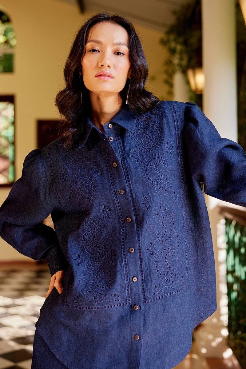 Aida Linen Shirt - Calling June India